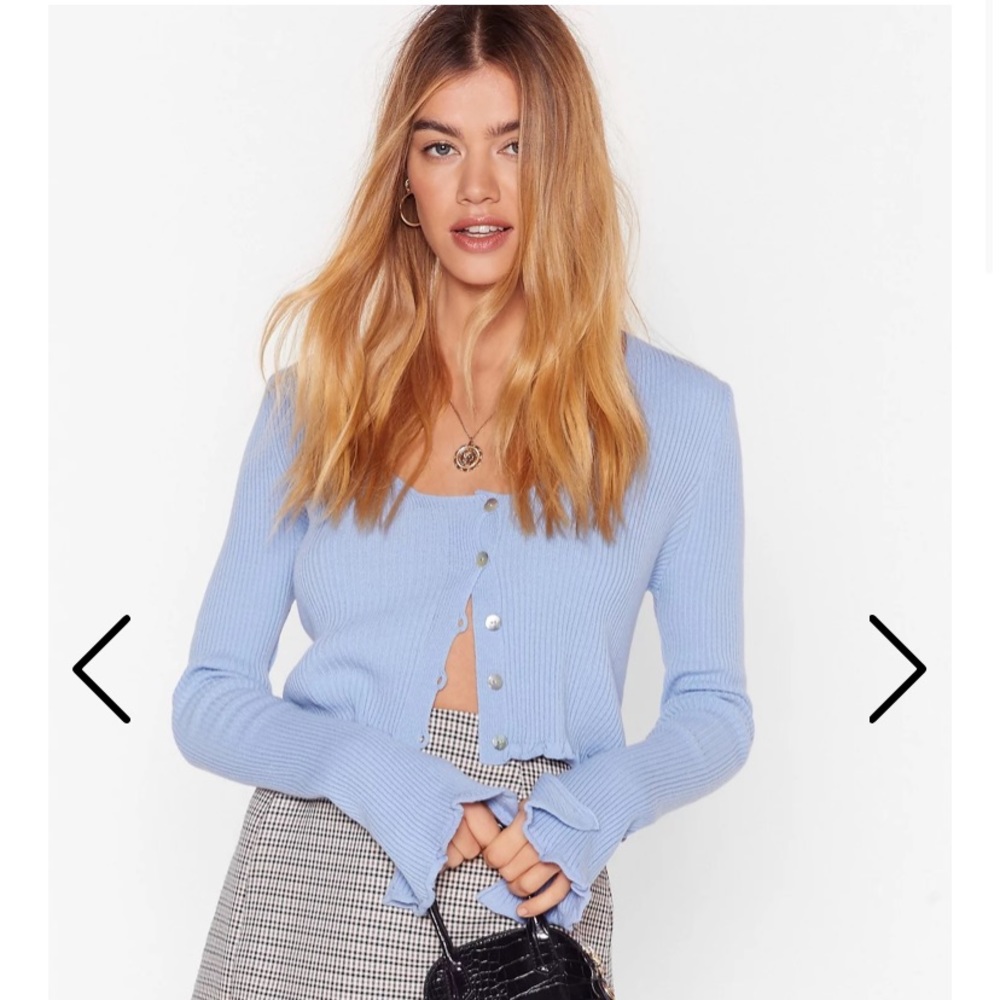 NASTYGAL license to chill ribbed sweater